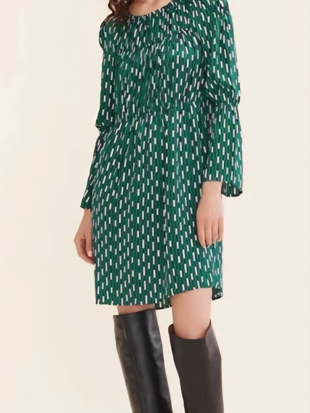 Maje Revalou Silk Blend Geometric Mini Dress Sz. 2 (M)